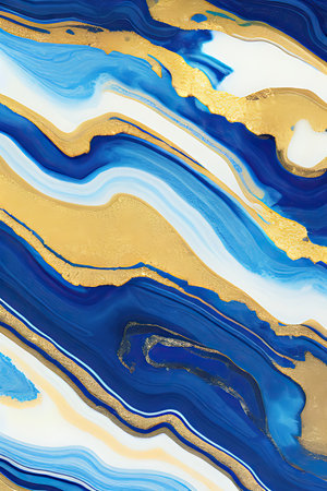 Luxurious Orion Olive ink marble-like abstract texture with Gold agate Tileの素材