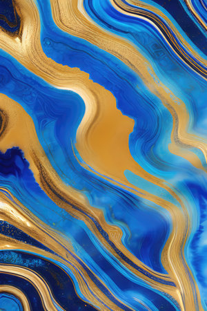Luxurious Orion Olive ink marble-like abstract texture with Gold agate Tileの素材