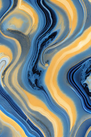Luxurious Orion Olive ink marble-like abstract texture with Gold agate Tileの素材