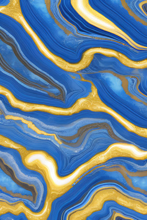 Luxurious Orion Olive ink marble-like abstract texture with Gold agate Tileの素材