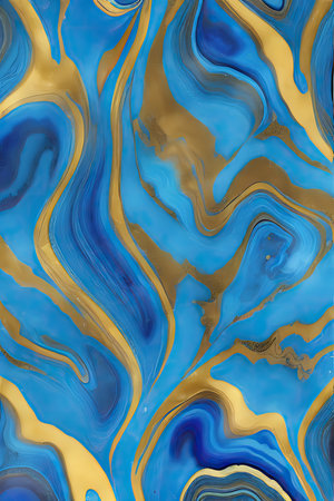 Luxurious Orion Olive ink marble-like abstract texture with Gold agate Tileの素材
