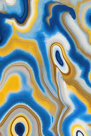 Luxurious Orion Olive ink marble-like abstract texture with Gold agate Tileの素材