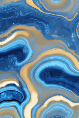 Luxurious Orion Olive ink marble-like abstract texture with Gold agate Tileの素材