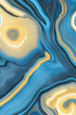 Luxurious Orion Olive ink marble-like abstract texture with Gold agate Tileの素材