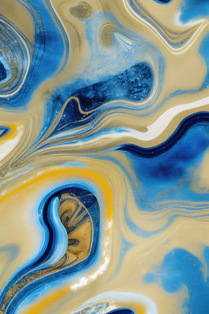 Luxurious Orion Olive ink marble-like abstract texture with Gold agate Tileの素材