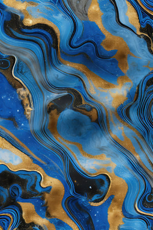 Luxurious Orion Olive ink marble-like abstract texture with Gold agate Tileの素材