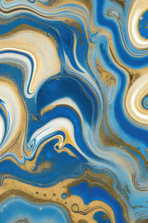 Luxurious Orion Olive ink marble-like abstract texture with Gold agate Tileの素材