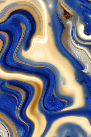 Luxurious Orion Olive ink marble-like abstract texture with Gold agate Tileの素材