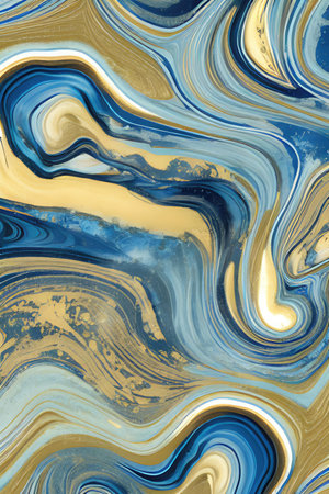 Luxurious Orion Olive ink marble-like abstract texture with Gold agate Tileの素材