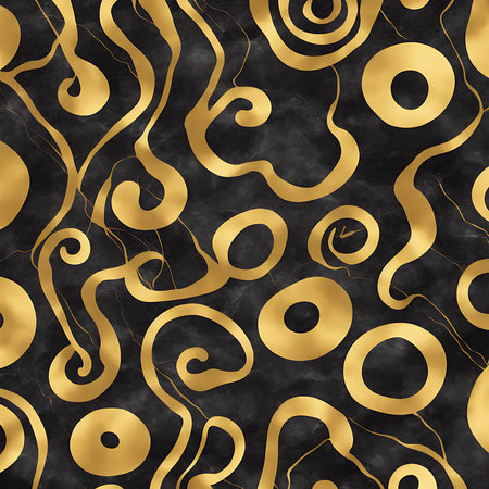 Luxurious Orion Olive ink marble-like abstract texture with Gold agate Tileの素材