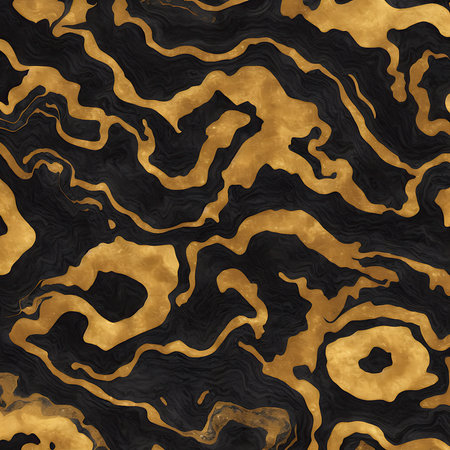 Luxurious Orion Olive ink marble-like abstract texture with Gold agate Tileの素材