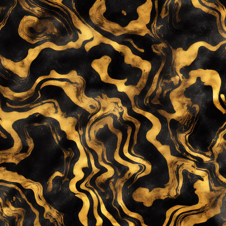 Luxurious Orion Olive ink marble-like abstract texture with Gold agate Tileの素材