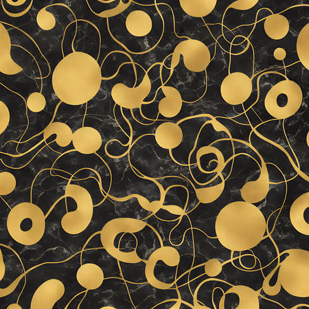 Luxurious Orion Olive ink marble-like abstract texture with Gold agate Tileの素材