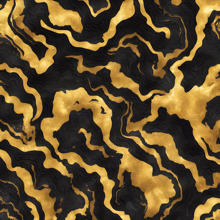 Luxurious Orion Olive ink marble-like abstract texture with Gold agate Tileの素材