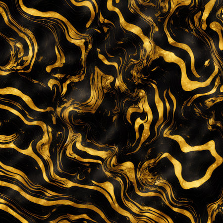 Luxurious Orion Olive ink marble-like abstract texture with Gold agate Tileの素材