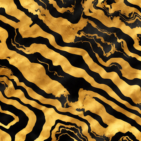Luxurious Orion Olive ink marble-like abstract texture with Gold agate Tileの素材