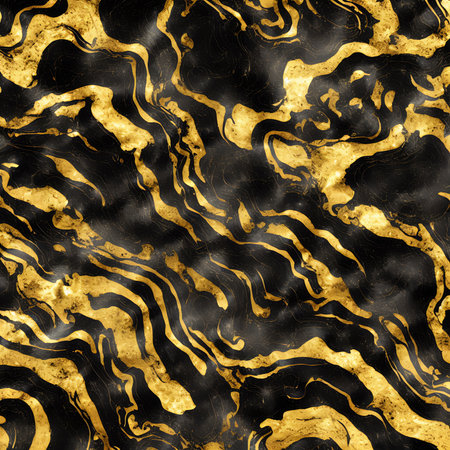 Luxurious Orion Olive ink marble-like abstract texture with Gold agate Tileの素材