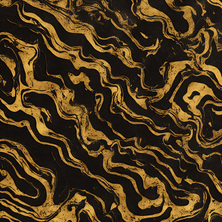 Luxurious Orion Olive ink marble-like abstract texture with Gold agate Tileの素材