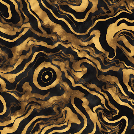 Luxurious Orion Olive ink marble-like abstract texture with Gold agate Tileの素材