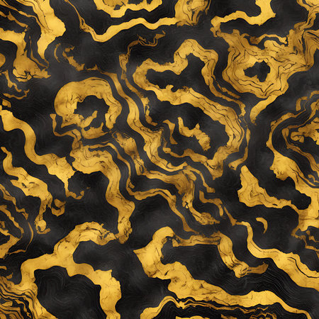 Luxurious Orion Olive ink marble-like abstract texture with Gold agate Tileの素材