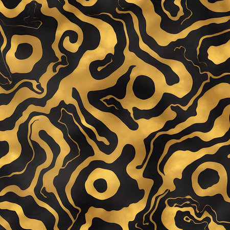 Luxurious Orion Olive ink marble-like abstract texture with Gold agate Tileの素材