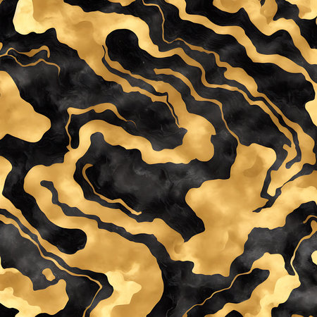 Luxurious Orion Olive ink marble-like abstract texture with Gold agate Tileの素材