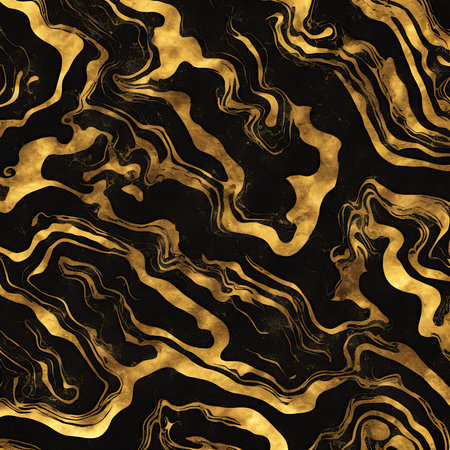 Luxurious Orion Olive ink marble-like abstract texture with Gold agate Tileの素材