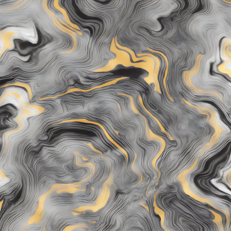 Luxurious Orion Olive ink marble-like abstract texture with Gold agate Tileの素材