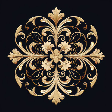 Filigree Mandala Decorative Elementsの素材