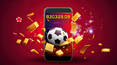 Realistic sports betting poster, AI Generatedの素材