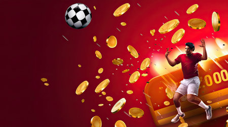 Realistic sports betting poster, AI Generatedの素材