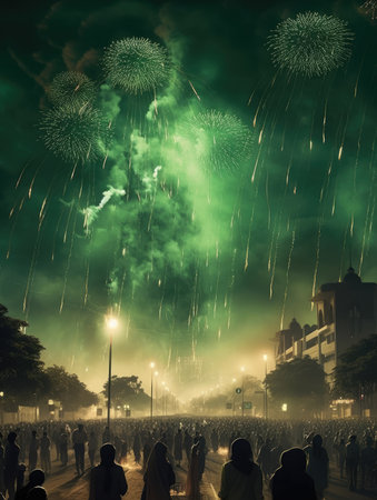 Saudi Arab Independence Day Background wallpaper, AI Generatedの素材