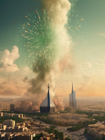 Saudi Arab Independence Day Background wallpaper, AI Generatedの素材