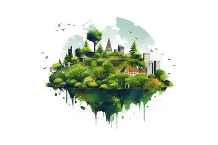 Surreal Concept of Climate Changing Dramatically, Generative AISurreal Concept of Climate Changing Dramatically, Generative AIの素材