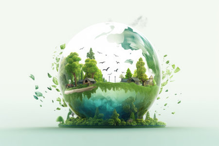 Surreal Concept of Climate Changing Dramatically, Generative AISurreal Concept of Climate Changing Dramatically, Generative AIの素材