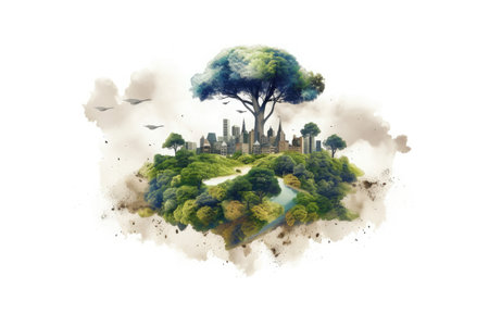 Surreal Concept of Climate Changing Dramatically, Generative AISurreal Concept of Climate Changing Dramatically, Generative AIの素材