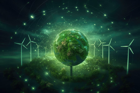Surreal Concept of Climate Changing Dramatically, Generative AISurreal Concept of Climate Changing Dramatically, Generative AIの素材