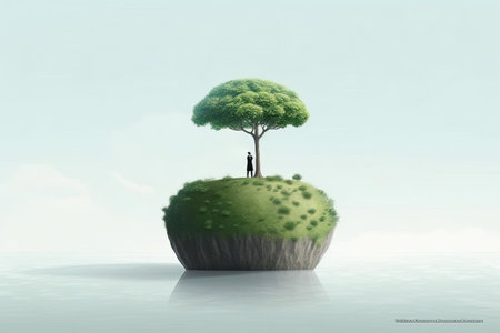 Surreal Concept of Climate Changing Dramatically, Generative AISurreal Concept of Climate Changing Dramatically, Generative AIの素材