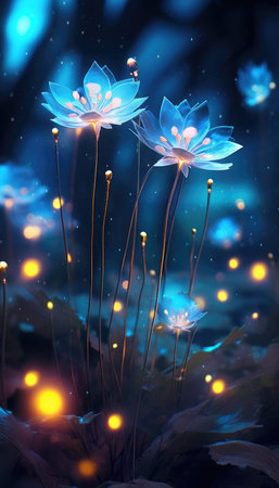Surreal Digital Art with a Dark background, Generative AIの素材