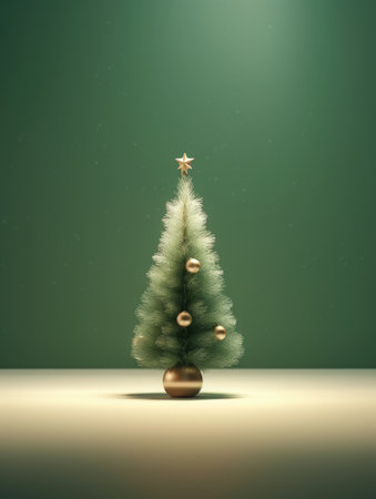 A christmas tree is in a room with a window that says christmasの素材