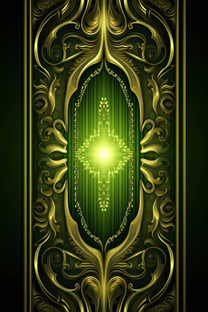 A green book cover with a Copy Spaceの素材