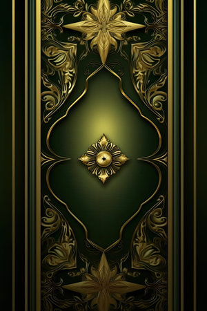 A green book cover with a Copy Spaceの素材