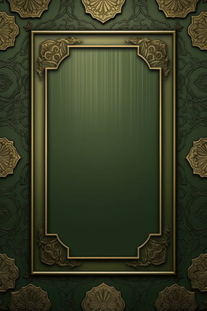 A green book cover with a Copy Spaceの素材