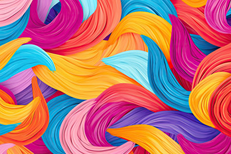 Abstract Colorfull Wallart Mockup, Generative AIの素材