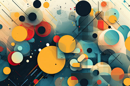 Abstract Colorful Background, Generative AIの素材