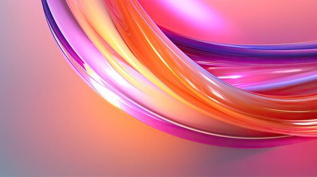 Abstract Infusion Wavy Background, Generative AIの素材