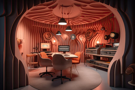 Podcast Studio set ultra creativeの素材