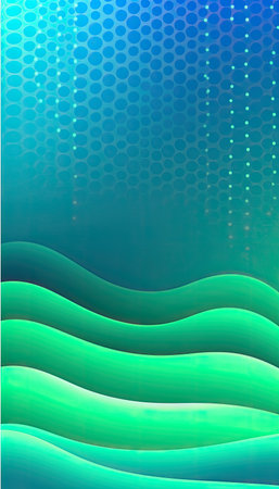 Vibrant mobile wallpaper with a cool splash pattern and gradient transitions, AI Generatedの素材