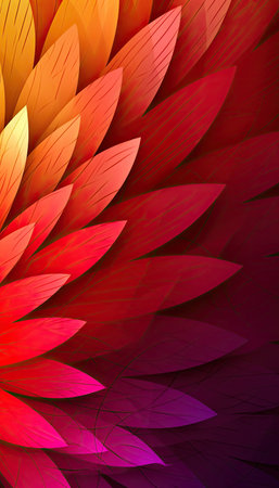 Vibrant mobile wallpaper with a cool splash pattern and gradient transitions, AI Generatedの素材