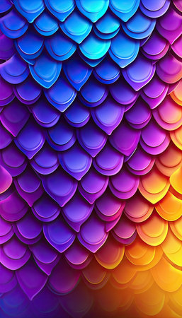 Vibrant mobile wallpaper with a cool splash pattern and gradient transitions, AI Generatedの素材